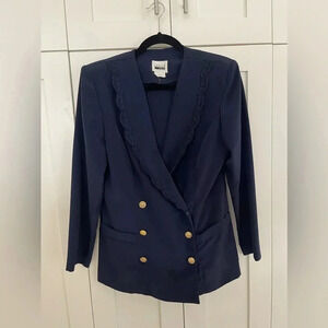 Vintage Leslie Fay Navy Blazer